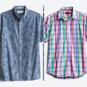 Hawker Rye Omaha Chamray Shirt and J. Maverick New York short sleeve dress shirt